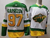 Wild 97 Kirill Kaprizov White 2020-21 Reverse Retro Adidas Jersey,baseball caps,new era cap wholesale,wholesale hats